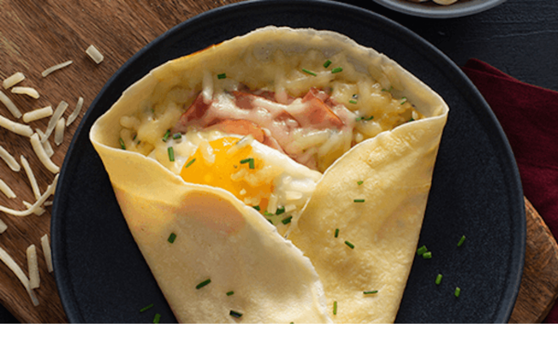 Crêpe Jambon Œuf Fromage