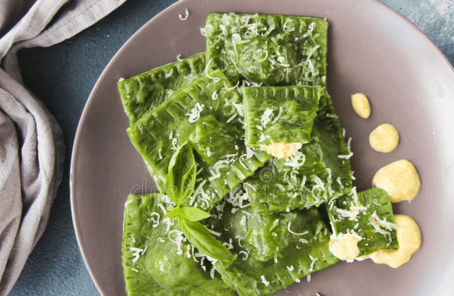 Ravioli betterave Poulet