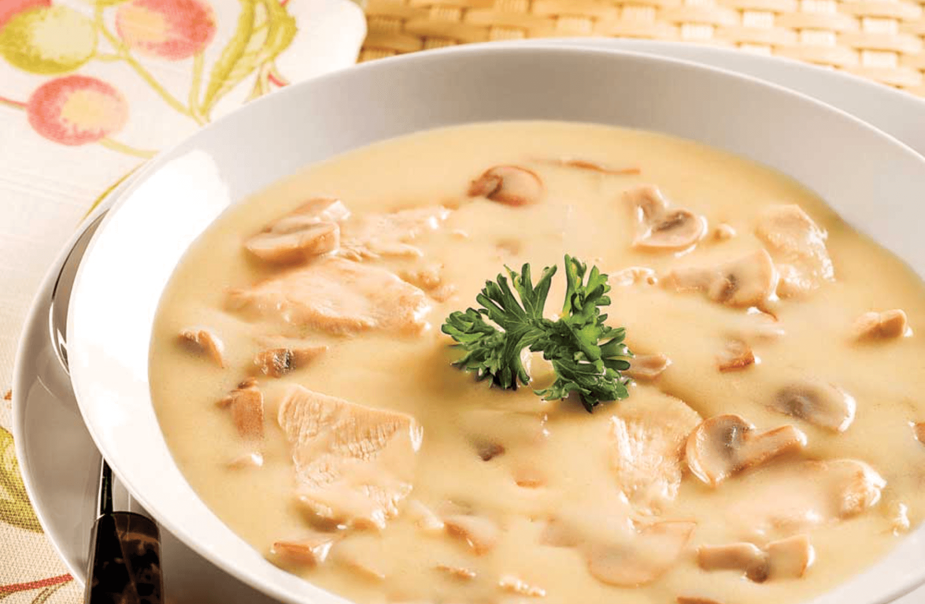 Soupe aux champignons