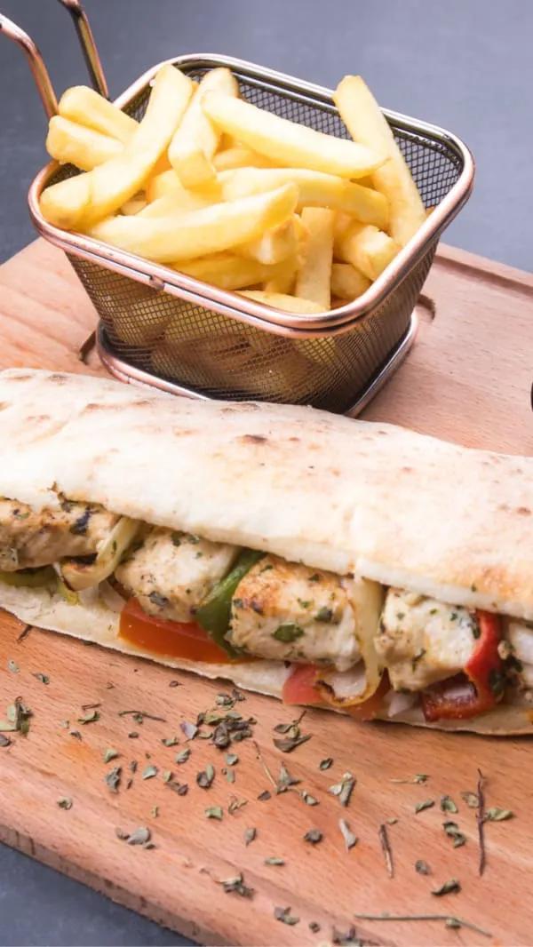 Sandwich Brochettes De Poulet