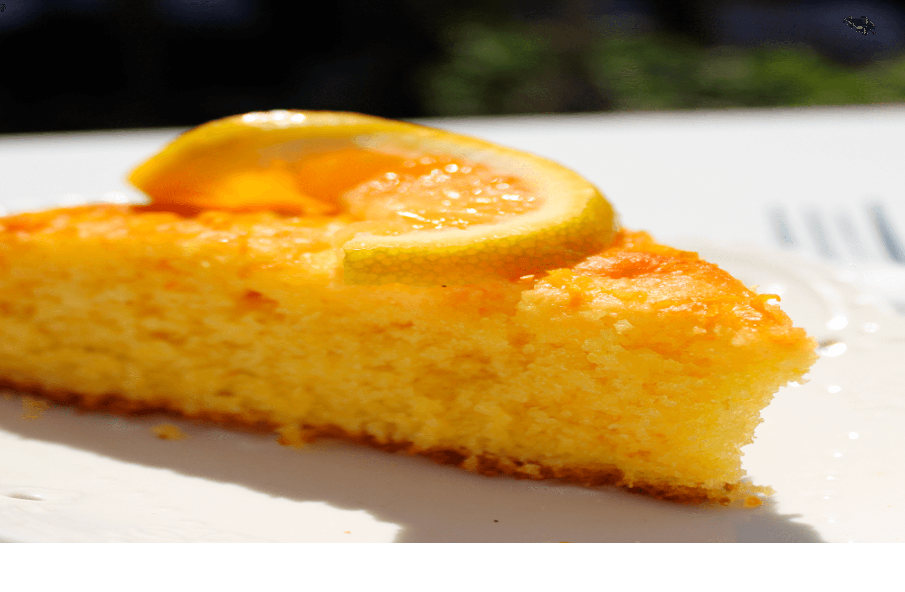 Tranche De Cake à l'Orange