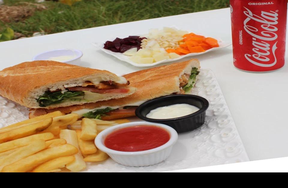 Sandwich Baguette Sésame Poulet