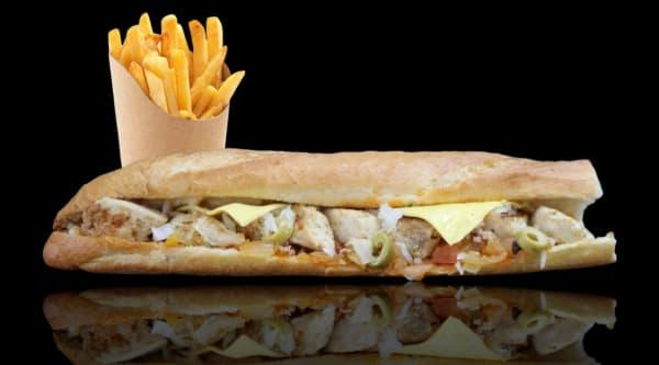 Sandwich Brochettes De Poulet