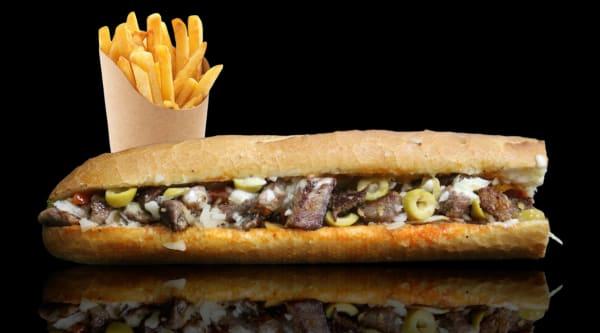 Sandwich Brochette De Bœuf