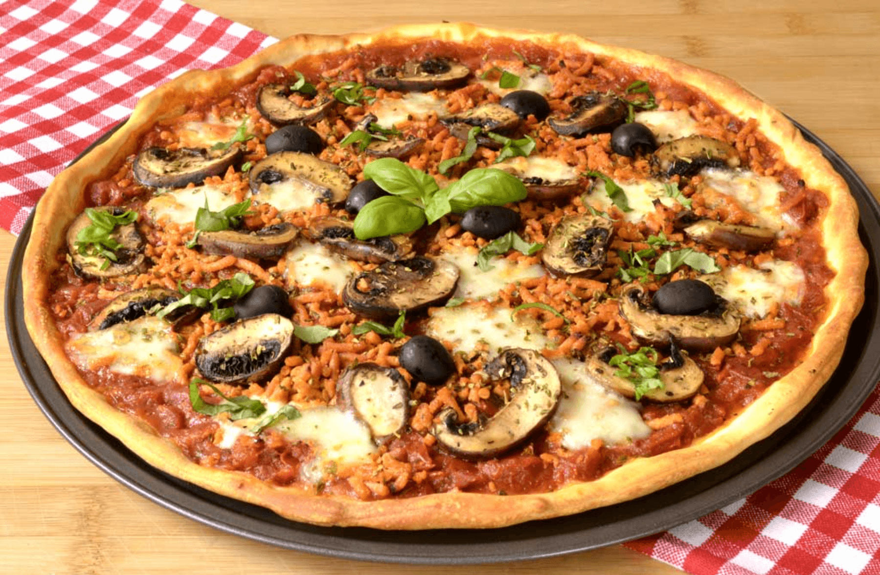 Jambon et champignons