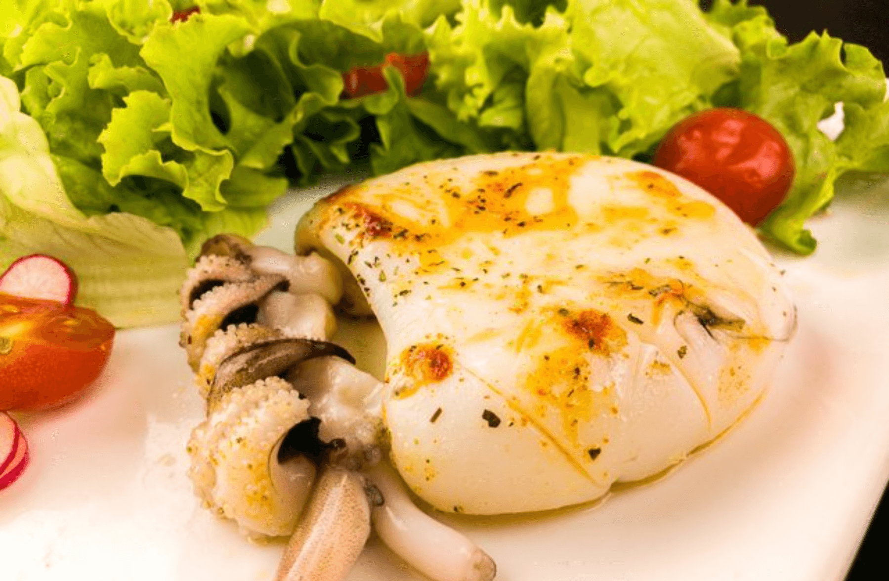 Seiche grillé