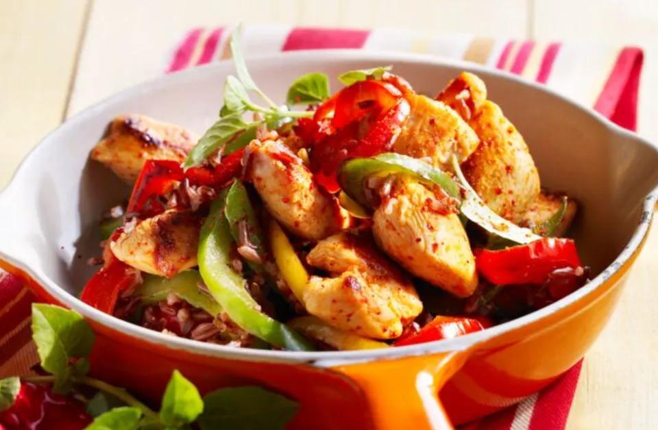 Escalope Basquaise
