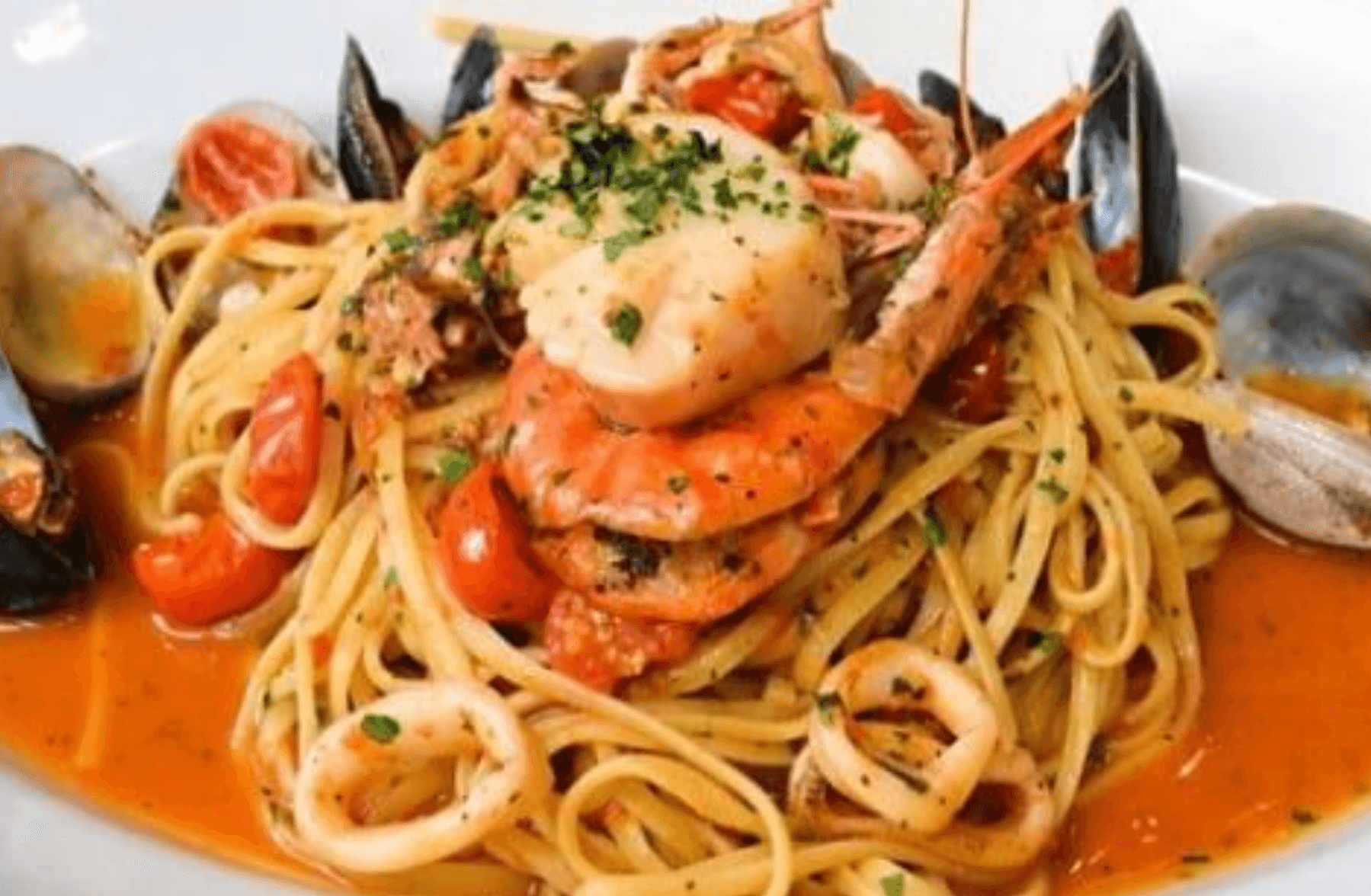 Spaghetti aux fruits de mer
