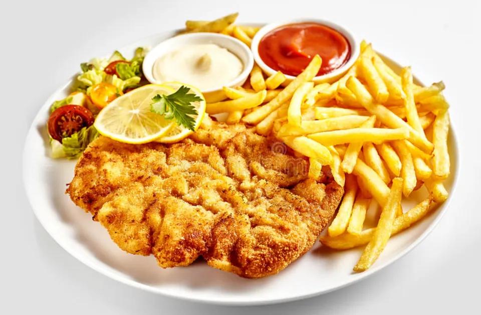 Plat Escalope Panée
