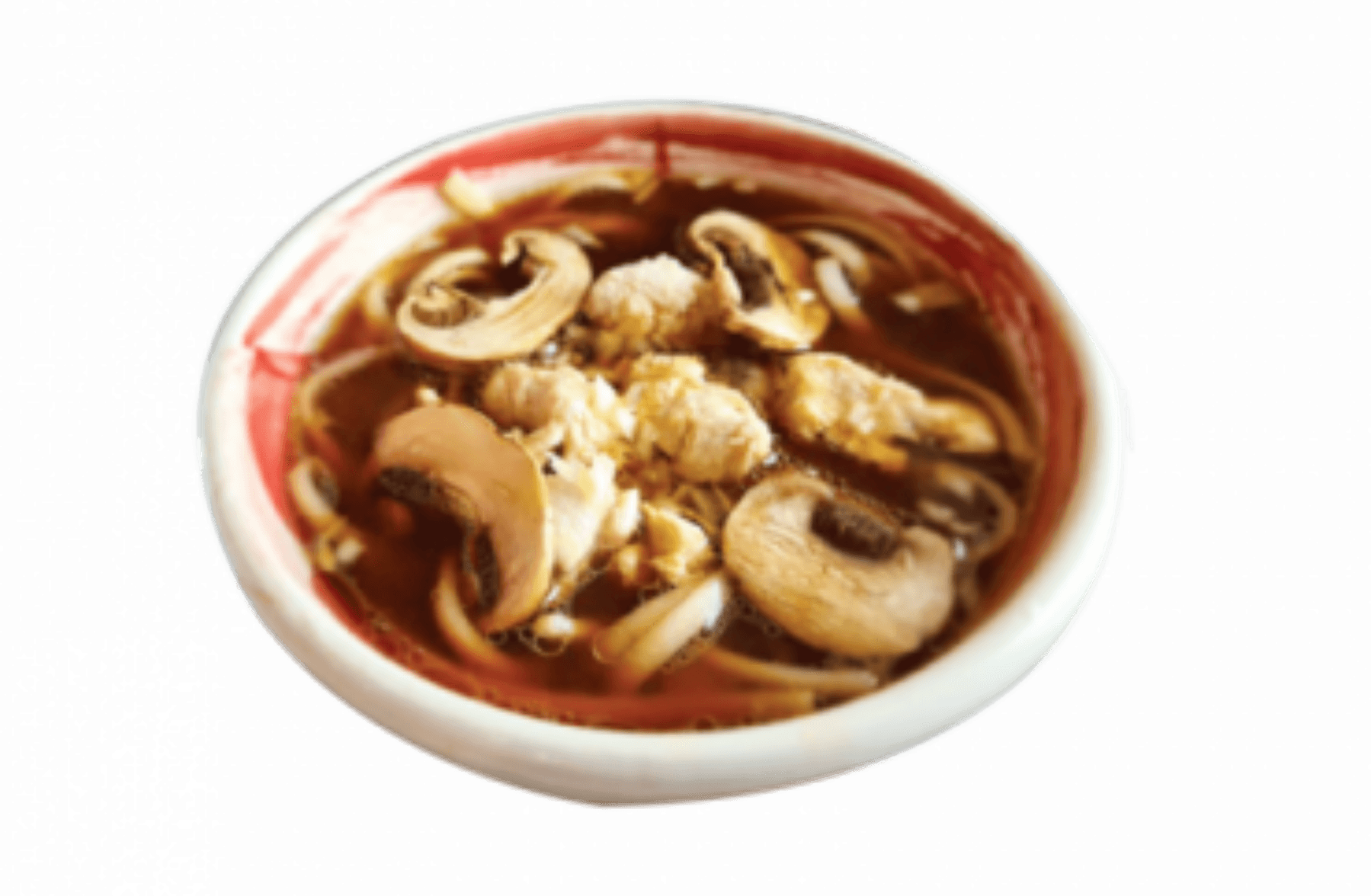 Soupe Poulet Udon, Chamipgnons Blancs, Poireau