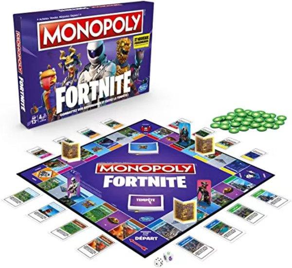 Monopoly Fortnite - Jeu De Société - Jeu De Plateau - Version Française