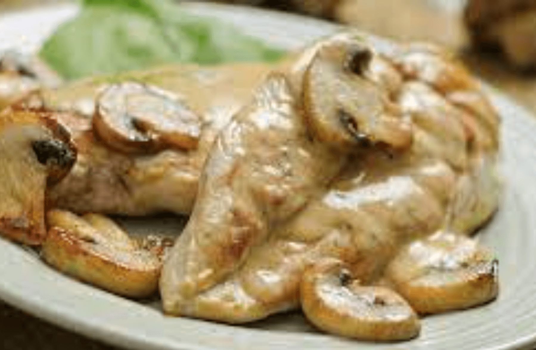 Escalope Champignons à la Crème