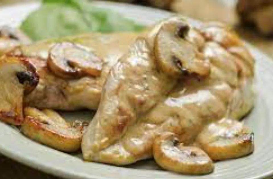Escalope Champignons à la Crème