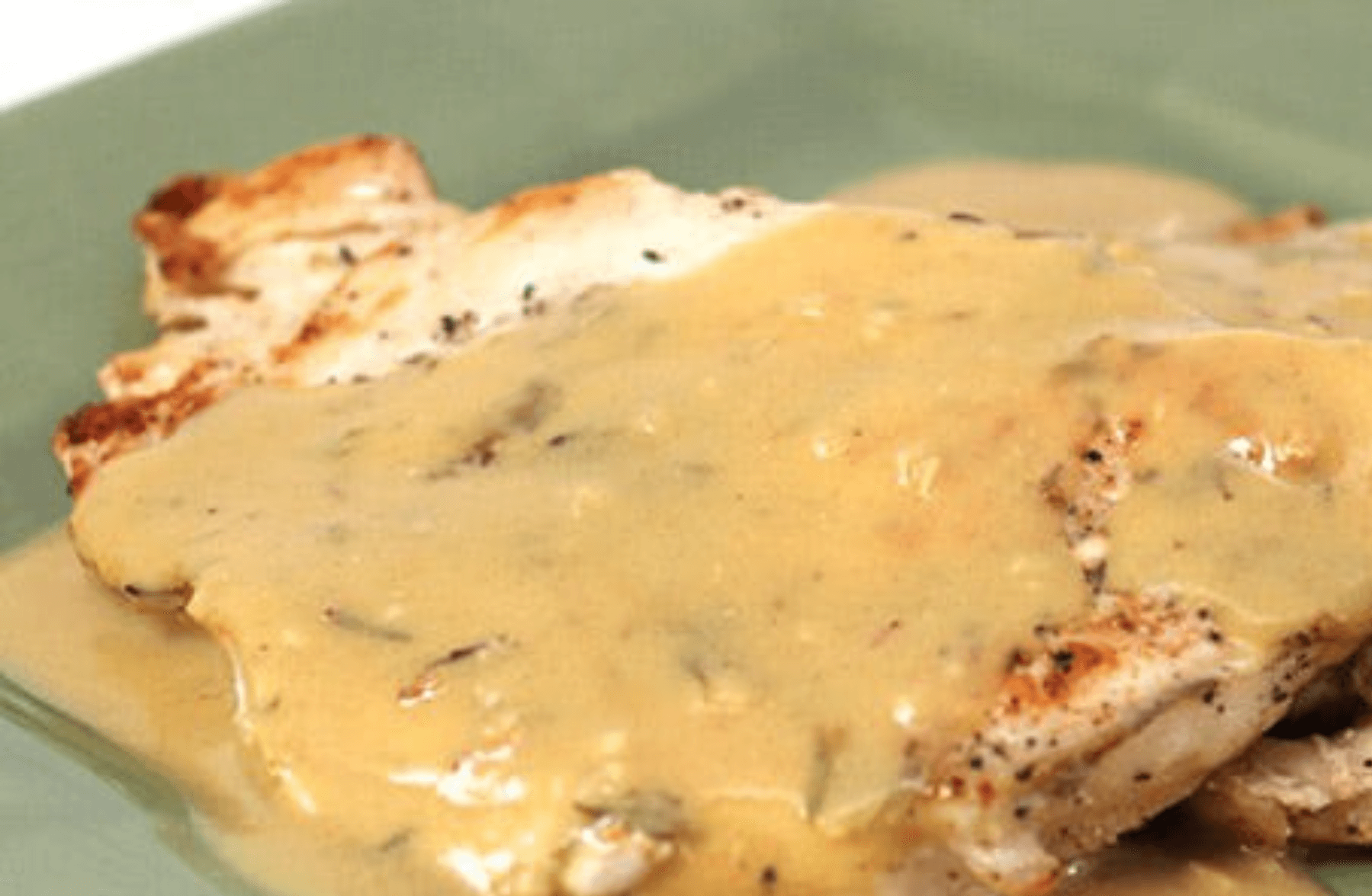 Escalope champignons à la crème Sauce Blanche