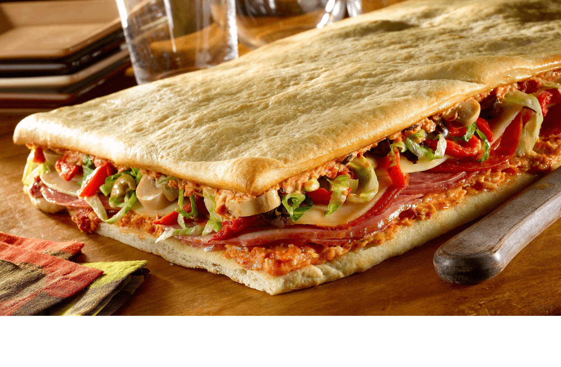 Sandwich pizza
