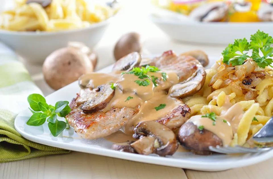 Escalope Sauce Champignons