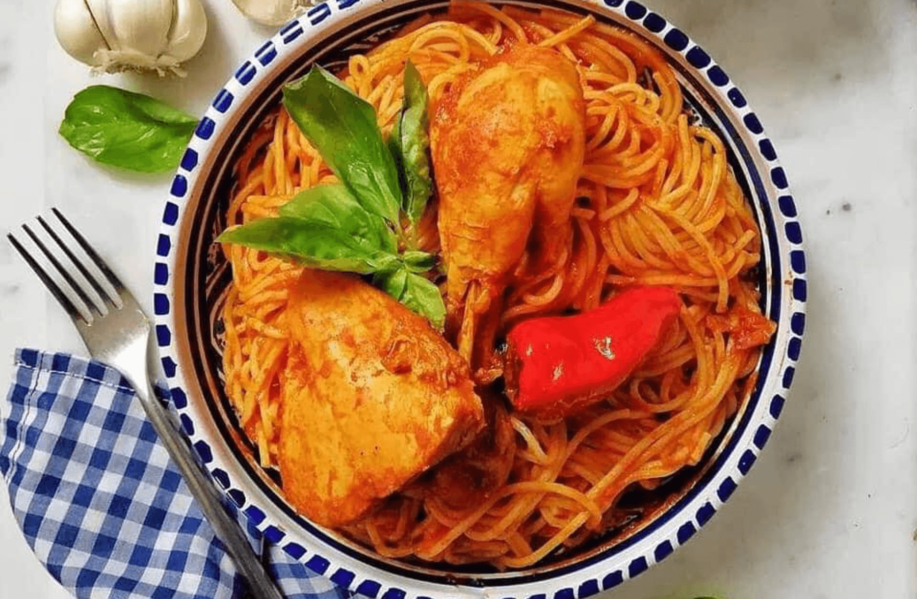 Spaghetti Poulet