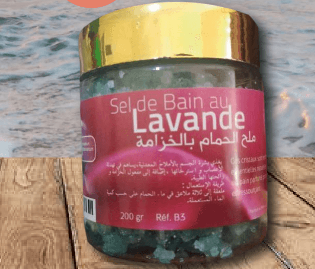 Sel De Bain Au Lavande