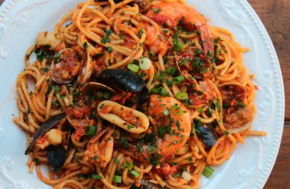 Spaghetti aux Fruits de Mer