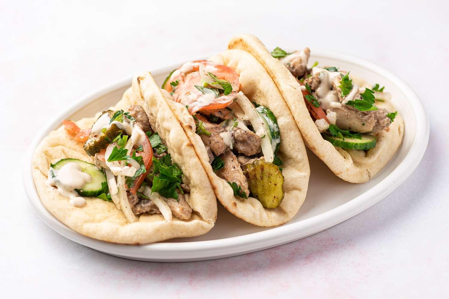 Shawarma Poulet, Arabic Bread