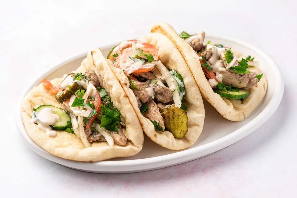 Shawarma Poulet, Arabic Bread