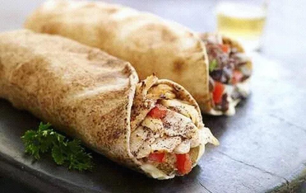 Poulet Arabic Shawarma Double Meal