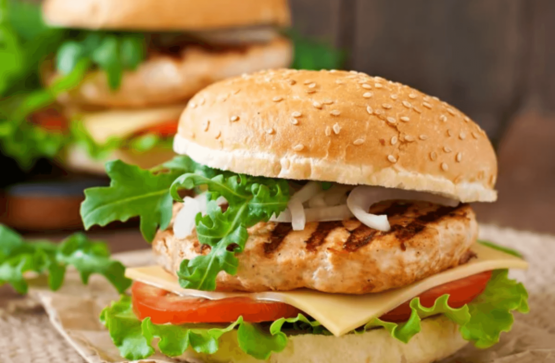 Double Chicken Burger