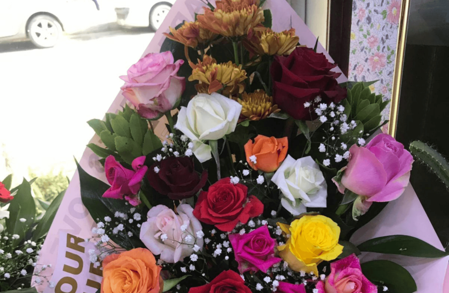 Bouquet De Fleurs Triangle