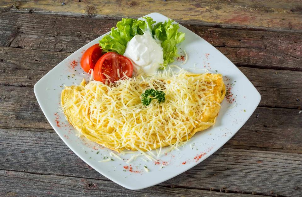 Omelette au fromage