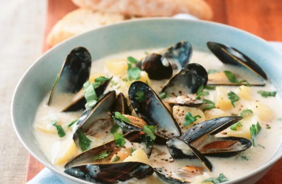 Moules à la crème