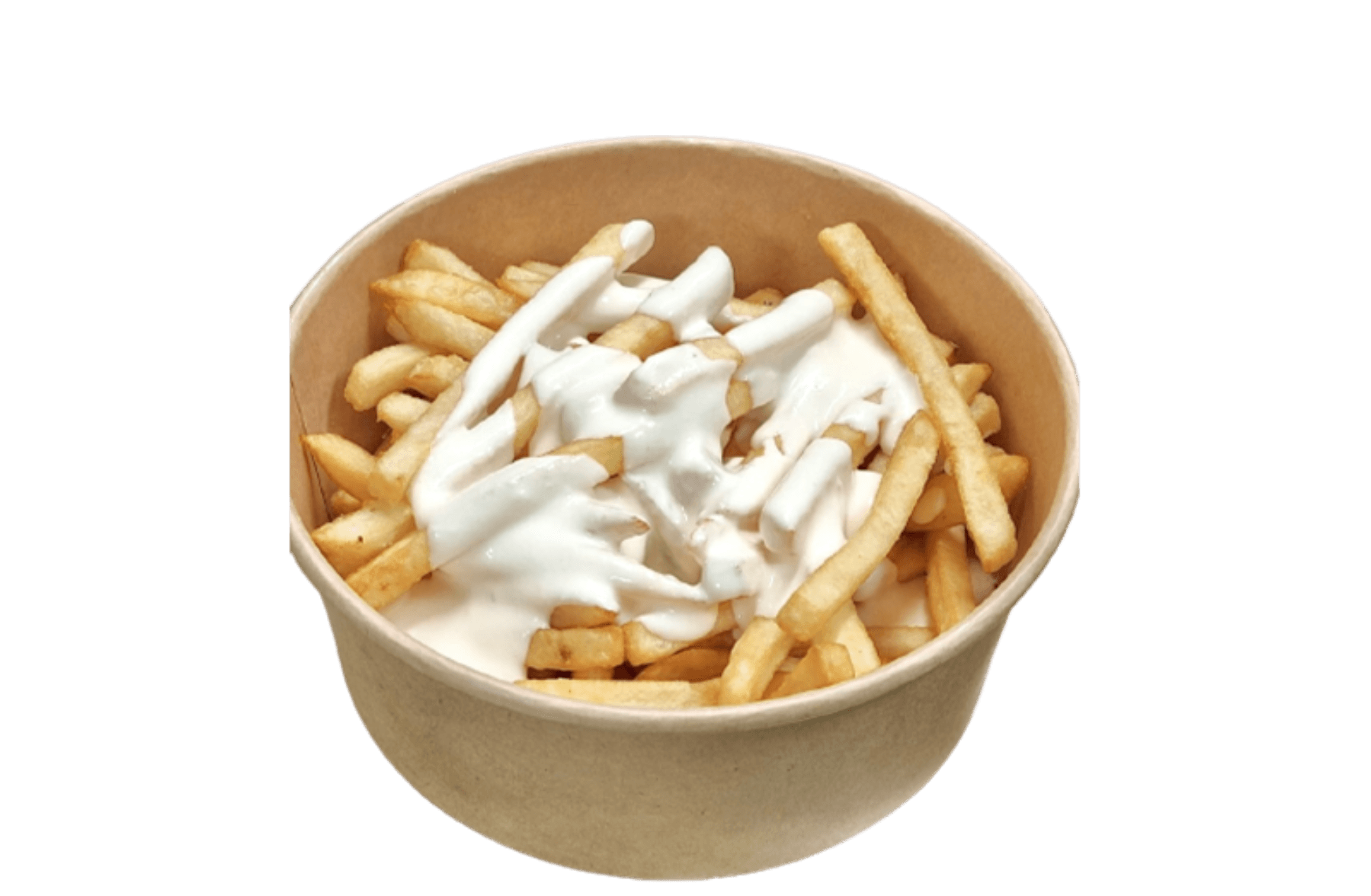 Frites avec Sauce Fromagère