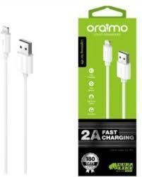 ORAIMO Lightning Cable 1 m OCD-L21  (Compatible with I Phone, White, One Cable )