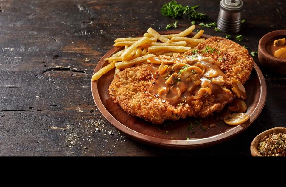 Plat Escalope panée