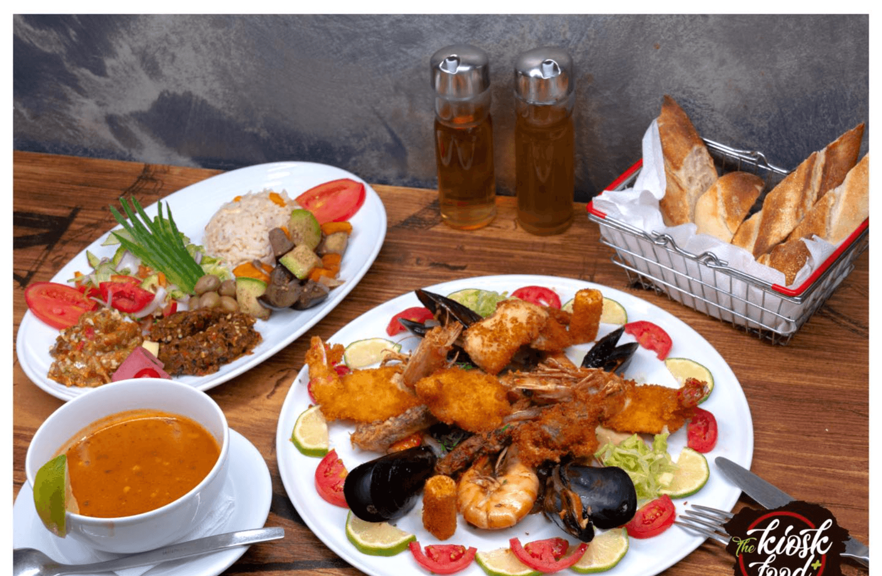 Plateau Kiosk Food + ( 2 Pcs )