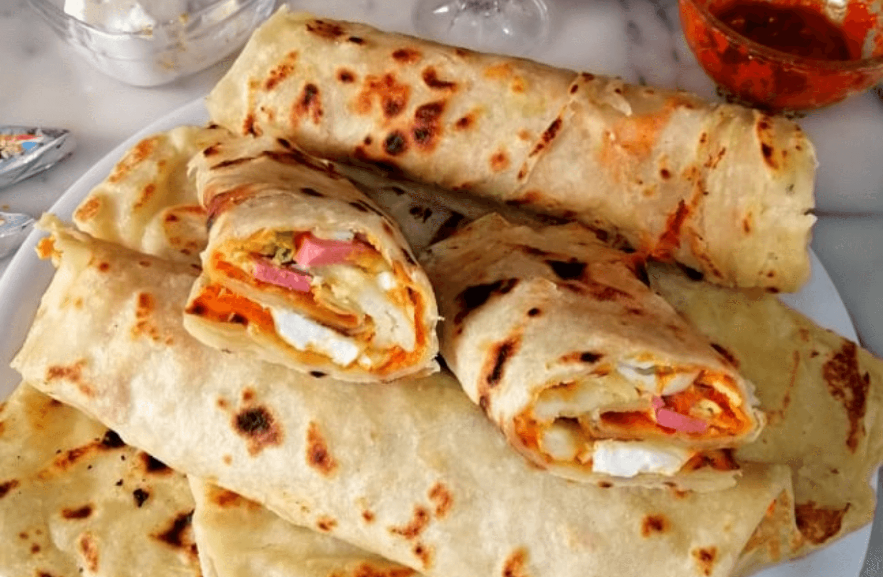 Kebab Fromage et Omelette