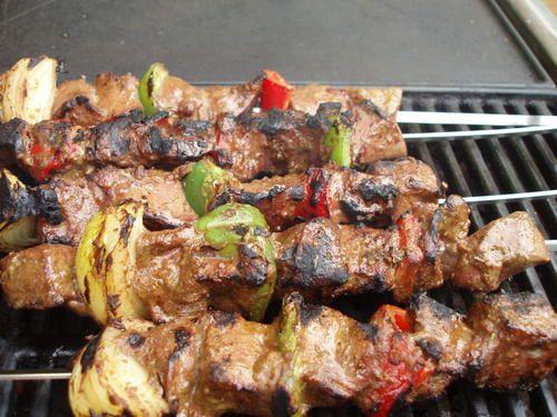 Plat Brochettes De Foie