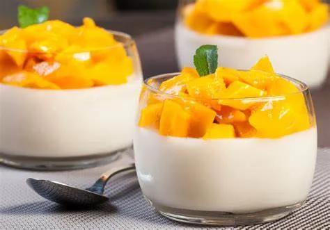 panna cotta mangue