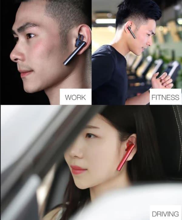 Ecouteur seule oreillette Bluetooth rouge Sans fil Bluetooth IPX6 étanche REMAX RB-T17