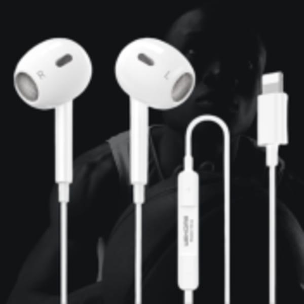 Ecouteur IPhone Fil avec Bluetooth Lightning avec micro WEKOME YA12 REMAX