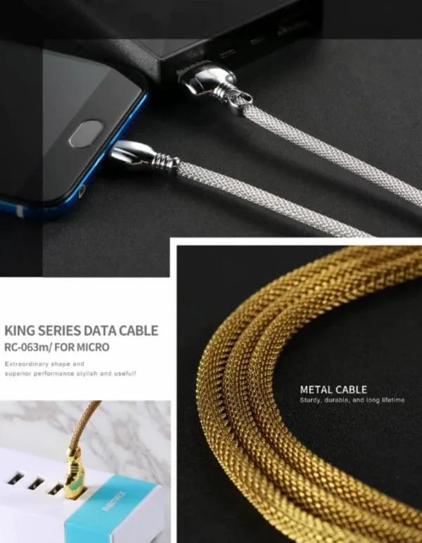 Cable SAMSUNG MICRO USB charge rapide Remax RC-063m FAST CHARGE