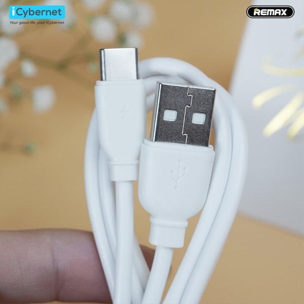 Cable TYPE C données & charge rapide 1M 2.4A REMAX RC-138 FAST CHARGE