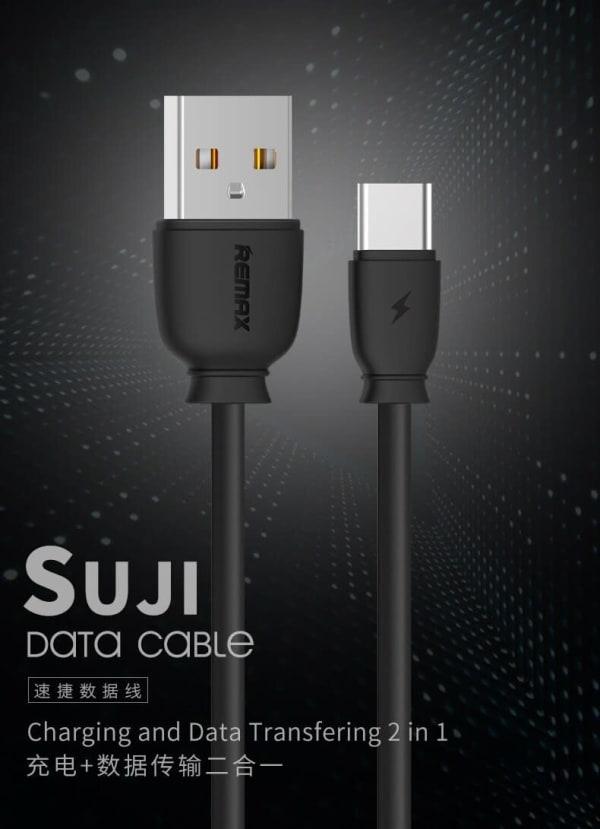 CABLE TYPE C 1M REMAX 134A NOIR