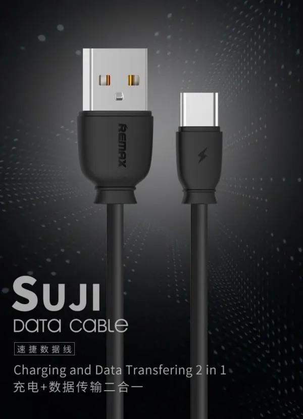 CABLE TYPE C 1M REMAX 134A NOIR