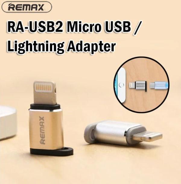 Adaptateur micro USB vers IPhone REMAX RA-USB2