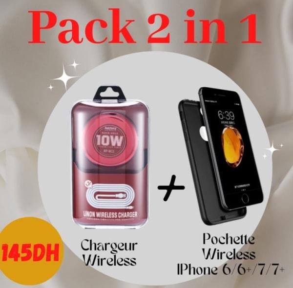 Chargeur Wireless + Pochette Wireless IPhone 6 / 6P / 7 / 7P