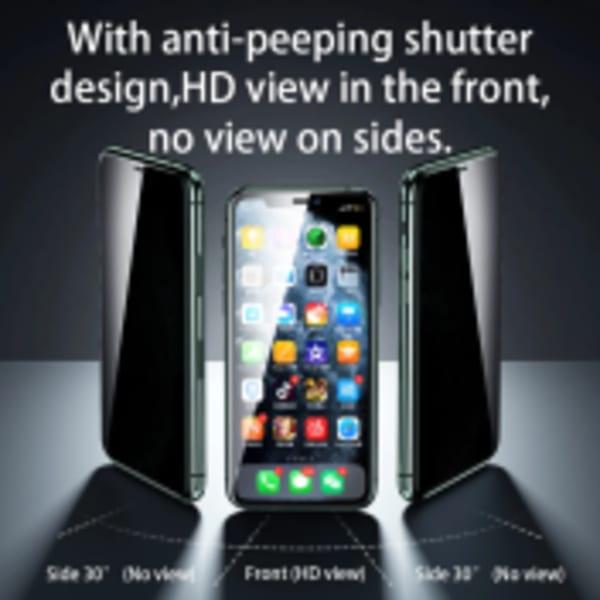 INCASSABLE IPhone 12 Anti-vie privée 9D INCASSABLE FUMEE GL-35