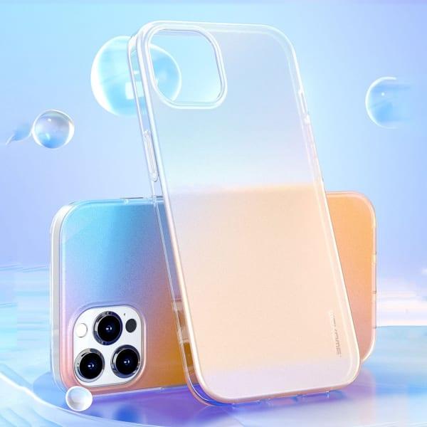 COQUE IPHONE 14 /14+/14 PRO DÉGRADÉ DE COULEUR MAT ANTICHOC WPC-016