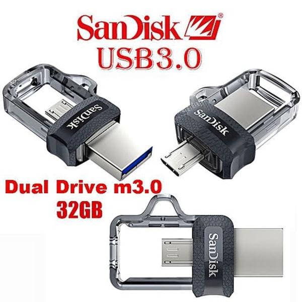 OTG SanDisk USB-MICRO ULTRA Dual Drive 16GB & 32GB m3.0 Flash USB Drive pour Smartphone Android