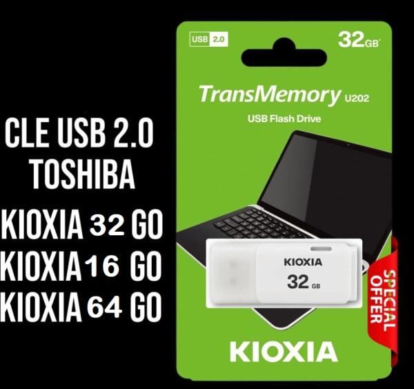 CLE USB KIOXIA 16GB & 32GB & 64GB
