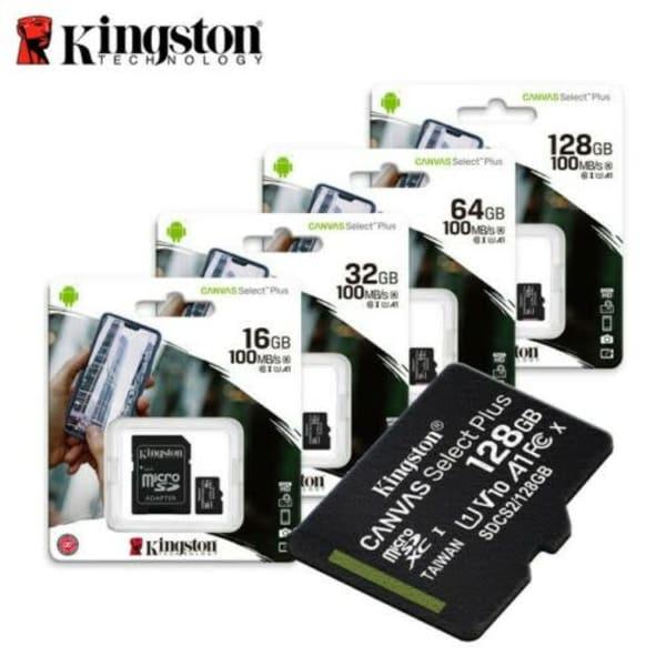 Carte Mémoire 32GB & 64 GB & 128GB Kingston A1 CARTE SD SDHC